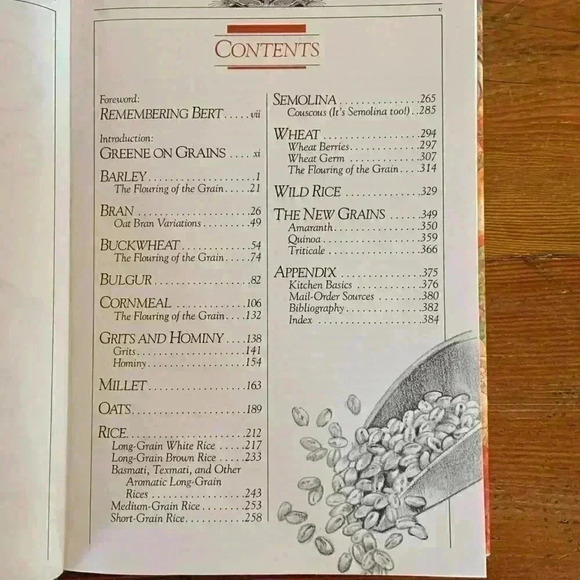 The Grains Cookbook  Bert Greene 1988 * NWOT* 2 for $35 - Picture 3 of 14